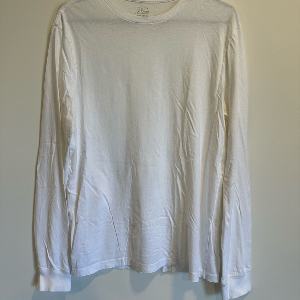 J. Crew Men's White Long Sleeve Shirt (2)